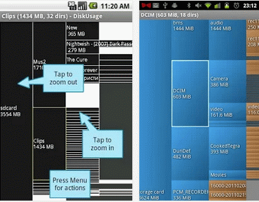 Disk Usage Android