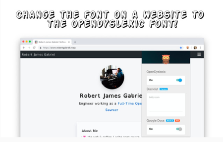 Helperbird: estensione per browser che facilita la lettura ai dislessici con il font OpenDyslexic